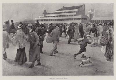Jour de Derby, dégagement de la piste - Lance Thackeray